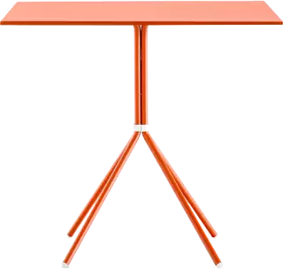 Pedrali Nolita 5454 kovový stôl - Oranžová