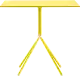 Pedrali Nolita 5454 kovový stôl - Žltá