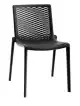 Barcelona DD Netkat dizajnová stolička - Čierna, Bez podrúčok