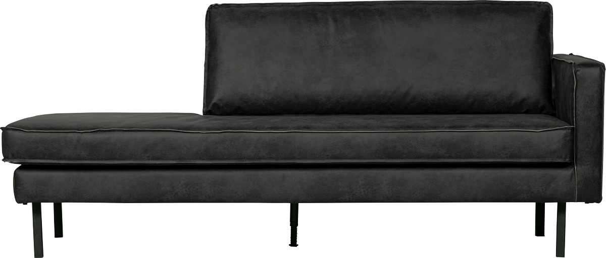 BePureHome Rodeo kožená váľanda - Čierna, Pravá