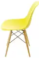 Roomfactory SD Wood jedálenská stolička - Žltozelená
