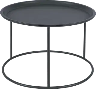 Woood Ivar kovový príručný stolík - Sivá, 56 cm