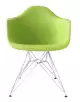 Roomfactory Arch Chrome dizajnová stolička - Zelená