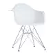 Roomfactory Arch Chrome dizajnová stolička - Biela