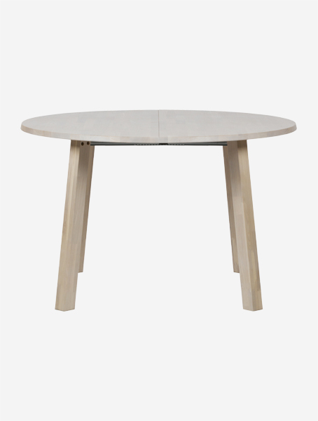 Woood Lange kruhový drevený stôl - Svetlé drevo