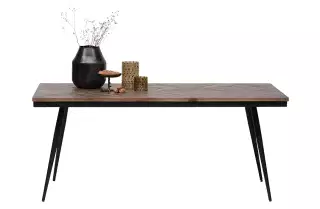 BePureHome Rhombic jedálenský stôl s dreveným vzorom 4