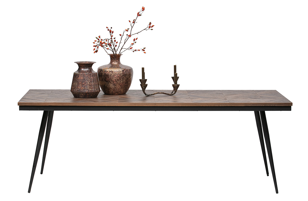 BePureHome Rhombic jedálenský stôl s dreveným vzorom 8