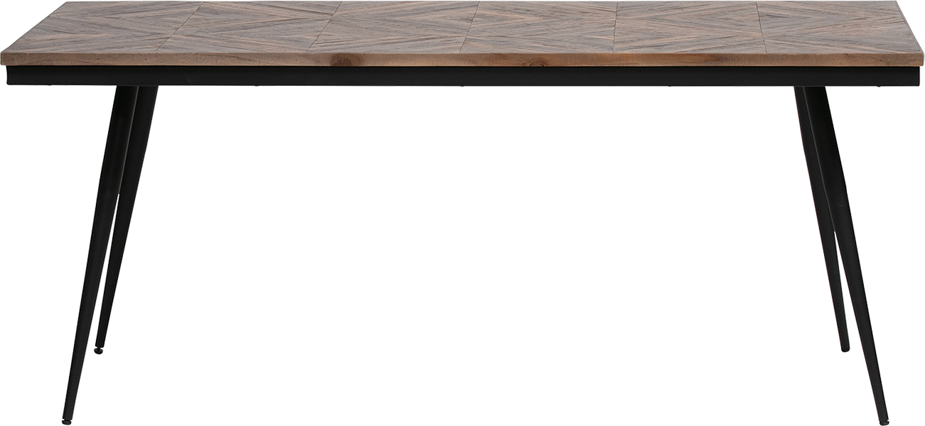 BePureHome Rhombic jedálenský stôl s dreveným vzorom - 180 x 90 cm