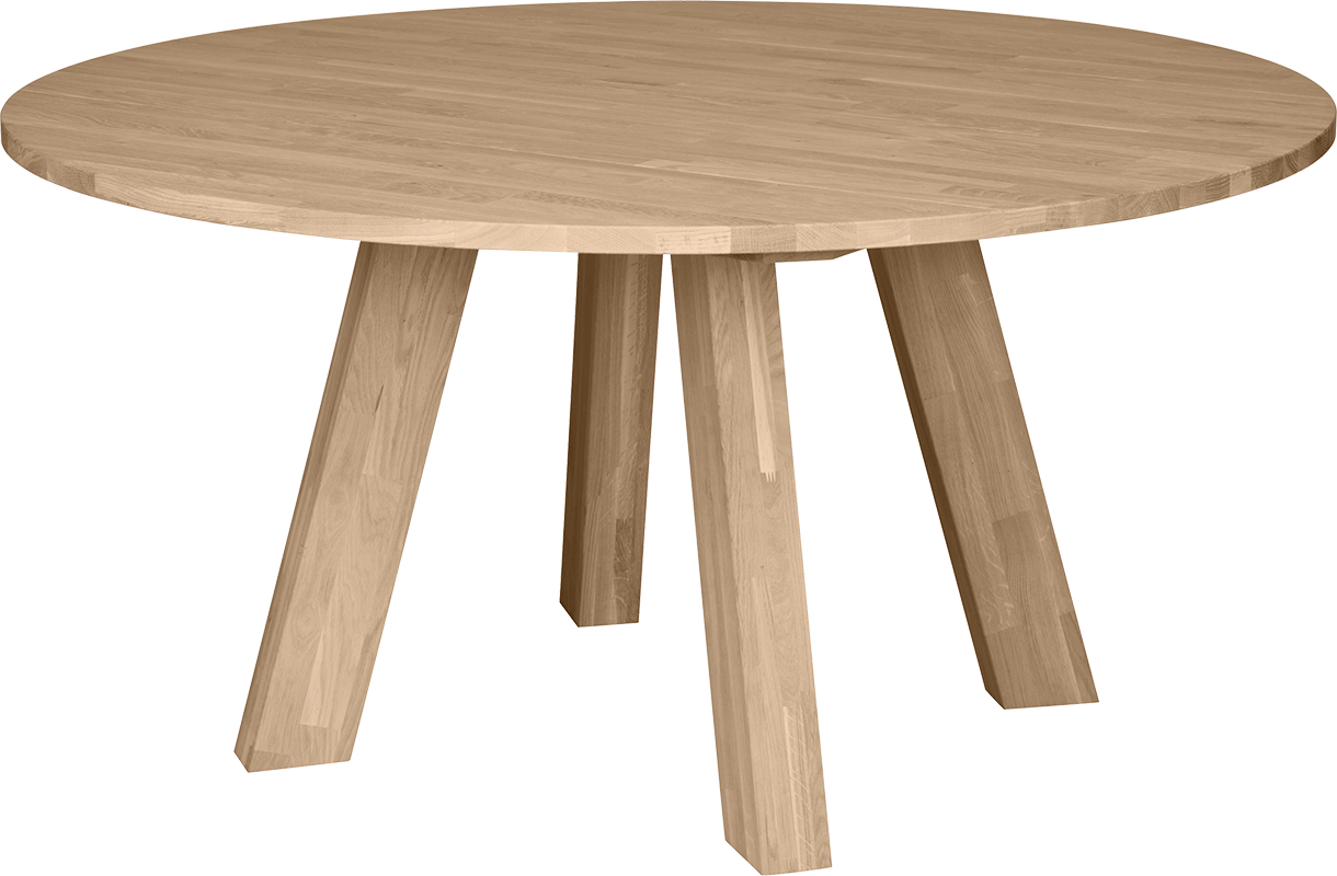 Woood Rhonda veľký kruhový jedálenský stôl - Drevo