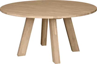 Woood Rhonda veľký kruhový jedálenský stôl - Drevo