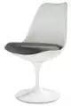 Roomfactory Swing otočná stolička - Biela + sivá