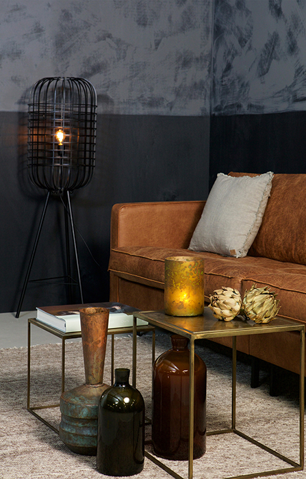 BePureHome Metallic mosadzné stolíky