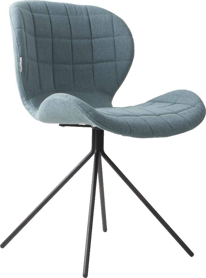 Zuiver OMG dizajnová stolička - Bledomodrá