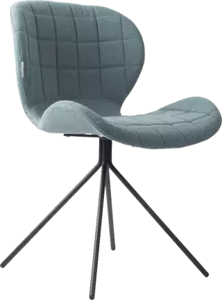 Zuiver OMG dizajnová stolička - Bledomodrá