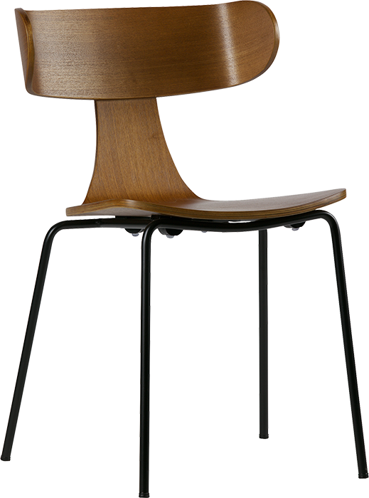 BePureHome Form stoličky do jedálne - Hnedá