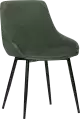 Woood Selin čalúnené jedálenské stoličky - Zelená