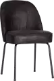 BePureHome Vogue kožená stolička - Čierna