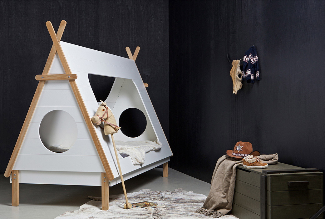 Woood Tipi dizajnová posteľ do detskej izby 5