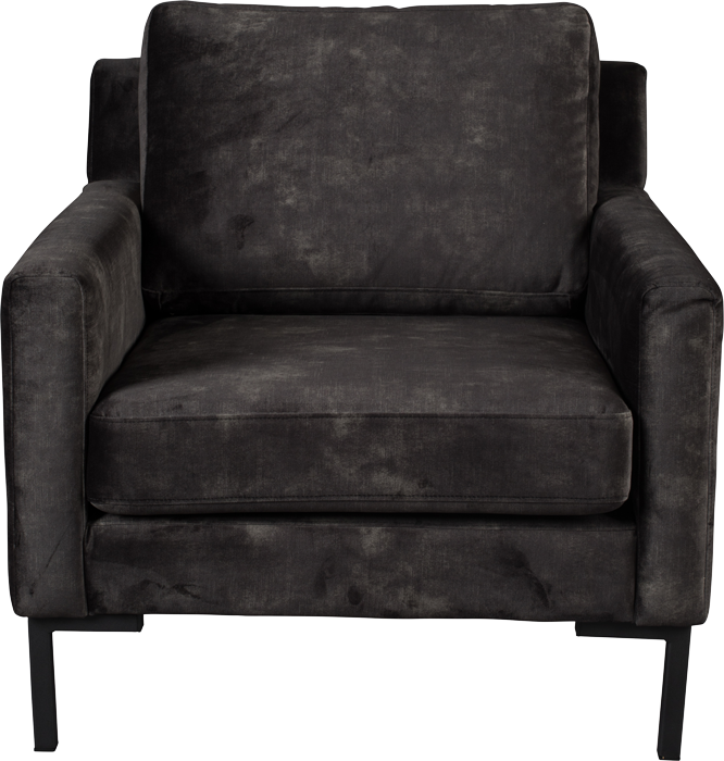 Dutchbone Houda vintage kreslo Sivá Roomfactory