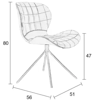 Zuiver OMG LL dizajnová stolička 5