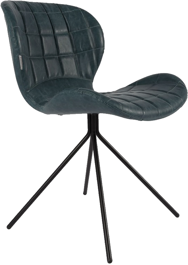 Zuiver OMG LL dizajnová stolička - Modrá