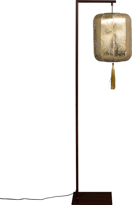 Dutchbone Suoni orientálna stojanová lampa - Zlatá