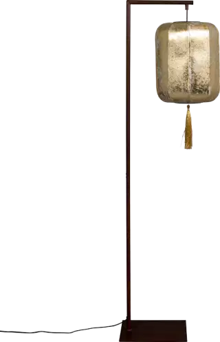 Dutchbone Suoni orientálna stojanová lampa - Zlatá