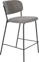 WL-Living Jolien čalúnená pultová stolička - Sivá