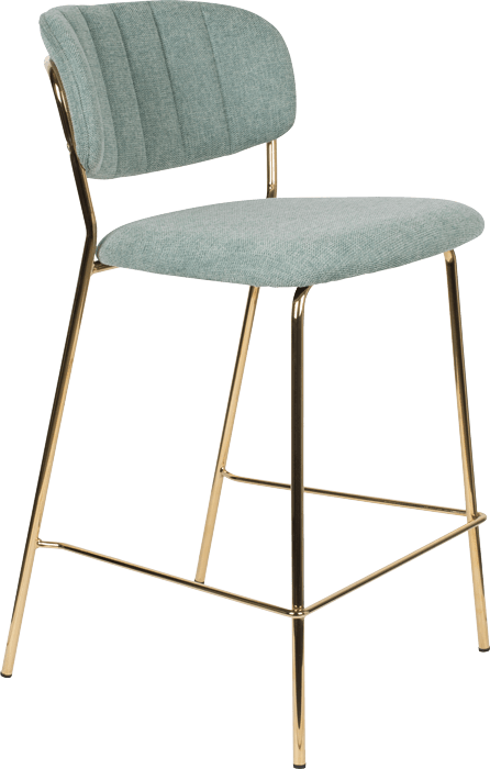 WL-Living Jolien čalúnená pultová stolička - Mintová