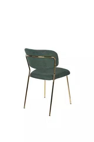 WL-Living Jolien čalúnená stolička s kovovým rámom 7