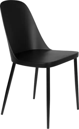 WL-Living Pip farebné stoličky - Čierna