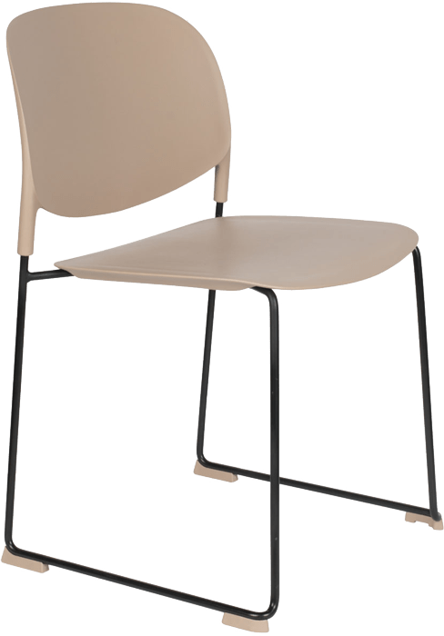 WL-Living Stacks polypropylénové stoličky - Béžová, Bez podrúčok