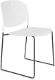 WL-Living Stacks polypropylénové stoličky - Biela, Bez podrúčok