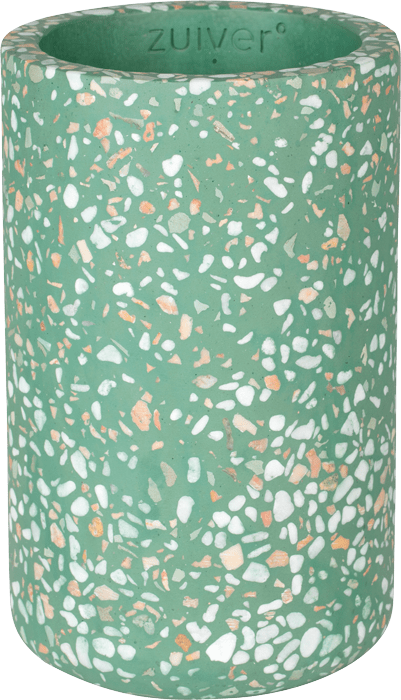 Zuiver Fajen terrazzo dizajnová váza - Zelená
