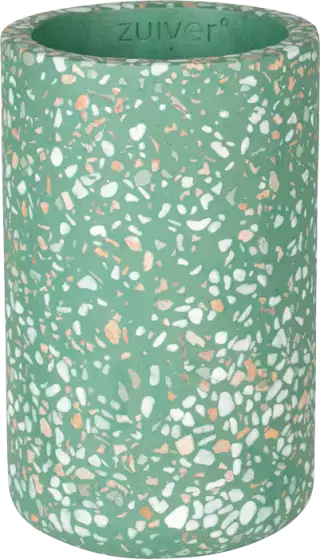 Zuiver Fajen terrazzo dizajnová váza - Zelená