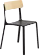 Infinity Ruelle dizajnová stolička - Čierna-Drevená