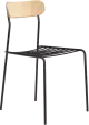 Infinity Uti jedálenská stolička - Čierna-Drevená