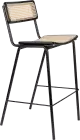 Zuiver Jort barová a pultová stolička - Čierna, Barová