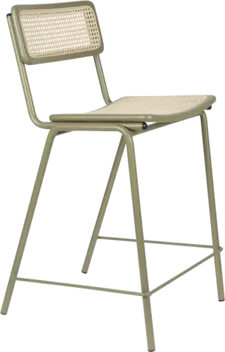 Zuiver Jort barová a pultová stolička - Zelená, Pultová