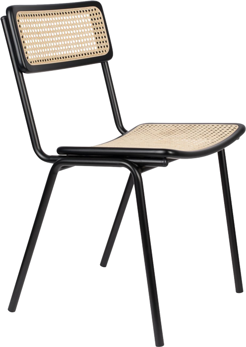 Zuiver Jort dizajnové stoličky - Čierna