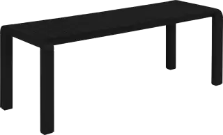 Zuiver Vondel exteriérová lavica - Čierna, 130 cm