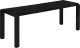 Zuiver Vondel exteriérová lavica - Čierna, 130 cm