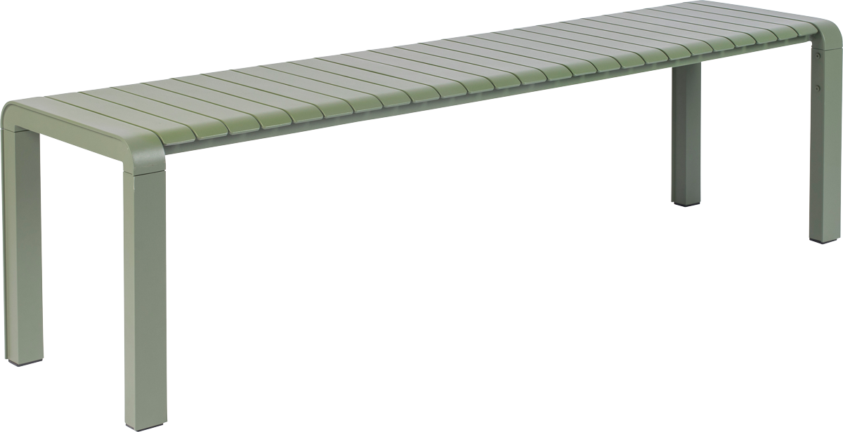 Zuiver Vondel exteriérová lavica - Zelená, 175 cm