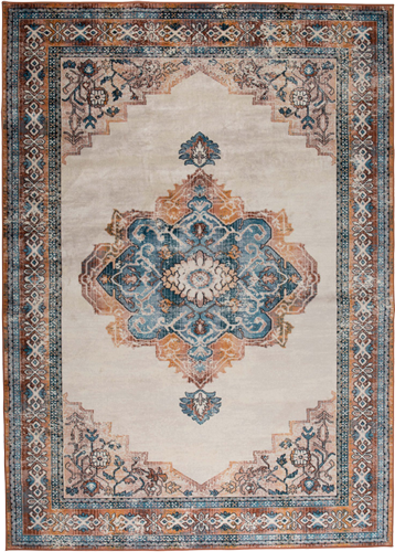 Dutchbone Mahal kusový koberec - Modrá, 170 x 240 cm
