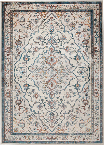 Zuiver Trijntje retro koberec - Modrá, 170 x 240 cm