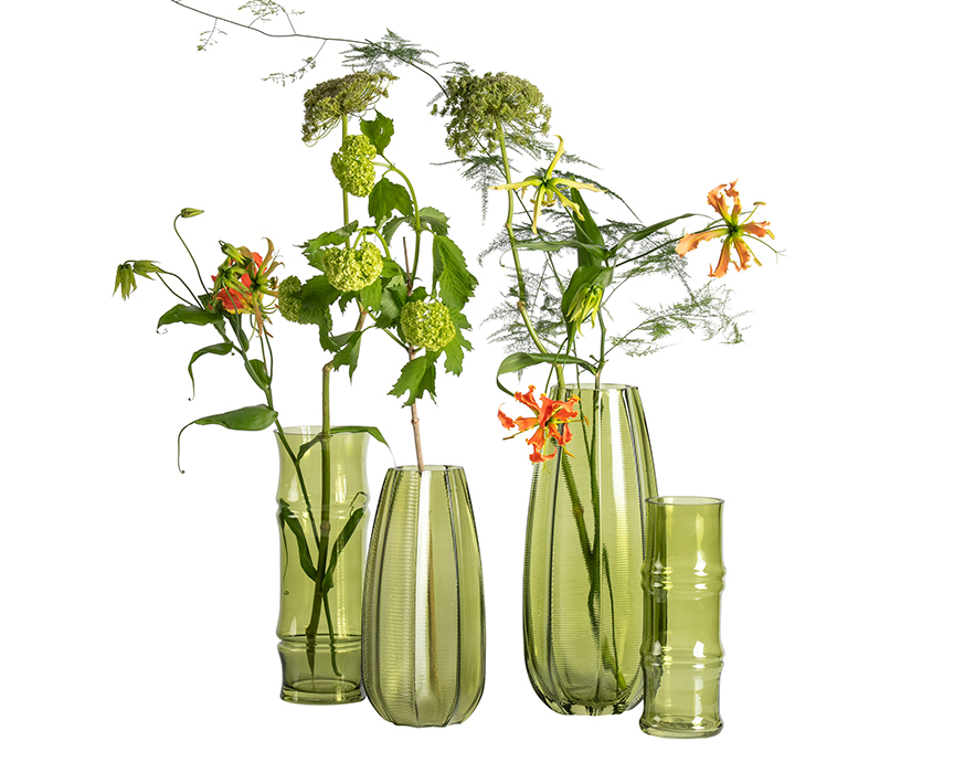 Woood Kali dizajnové sklenené vázy 2