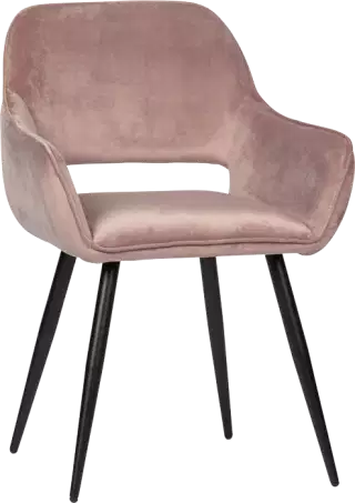 Woood Jelle dizajnové stoličky do jedálne - Ružová