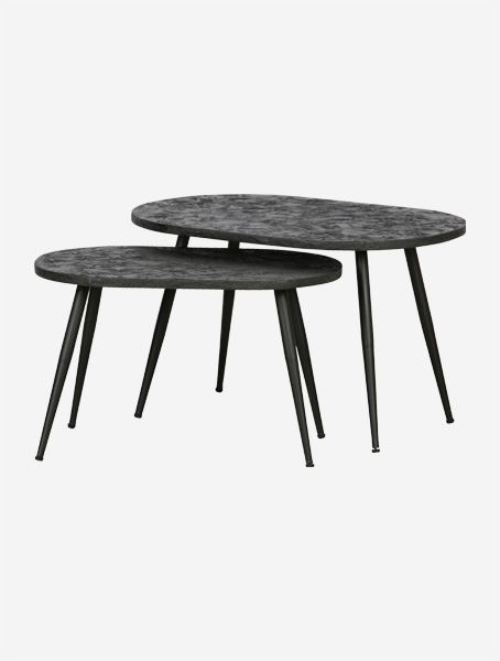 BePureHome Oval set dizajnových stolíkov
