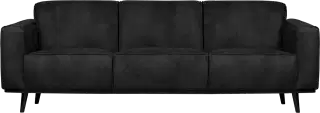 BePurehome Statement dizajnová kožená sedačka - Čierna