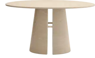 Teulat Cep okrúhly jedálenský stôl - Svetlé drevo, 137 cm